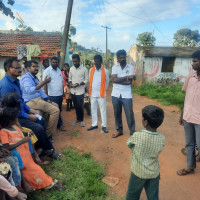 Mr Ramesh AGM  NABARD addressing the Community at Bettamughalalam on 15th Sep 2022